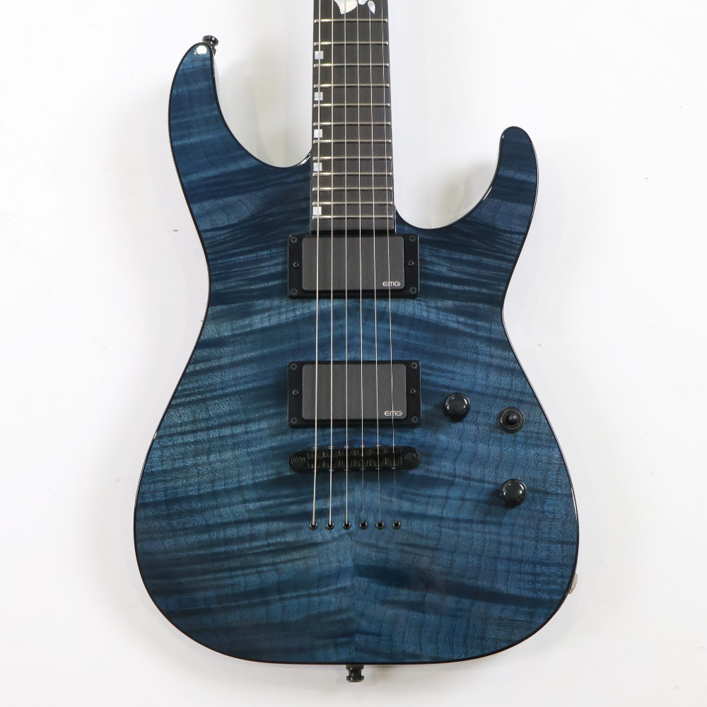 【中古】 エレキギター ESP M-II ROSELIA SAYO See thru Purple BanG Dream! ROSELIA 氷川紗夜モデル 詳細画像