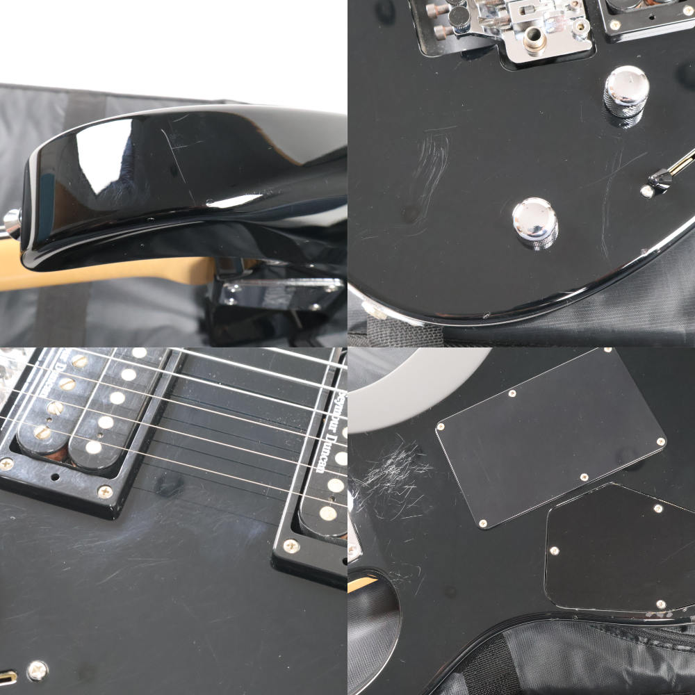 【中古】 エレキギター 7弦ギター ESP M-SEVEN Black 666mm エクストラロングスケール 傷