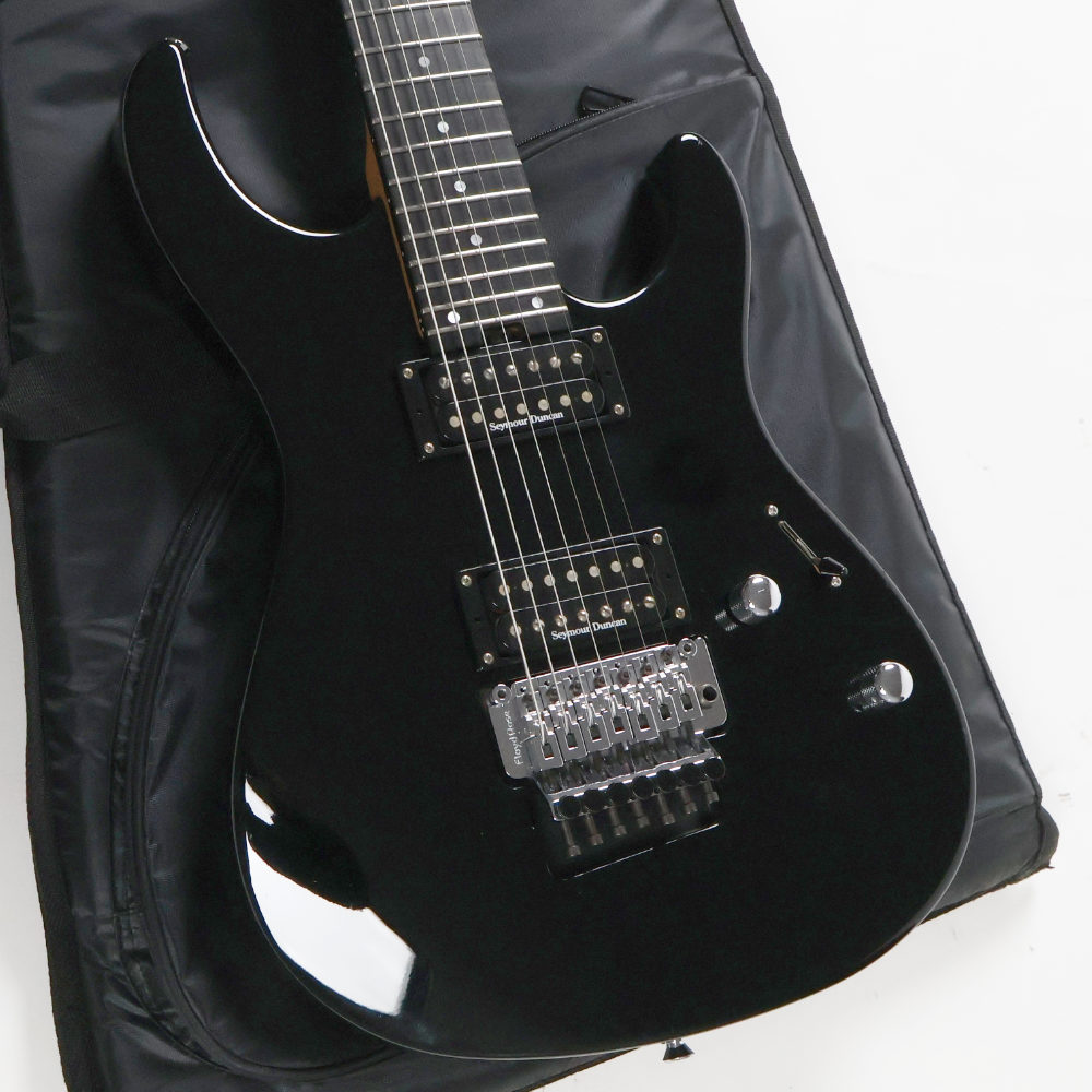 【中古】 エレキギター 7弦ギター ESP M-SEVEN Black 666mm エクストラロングスケール ボディ画像