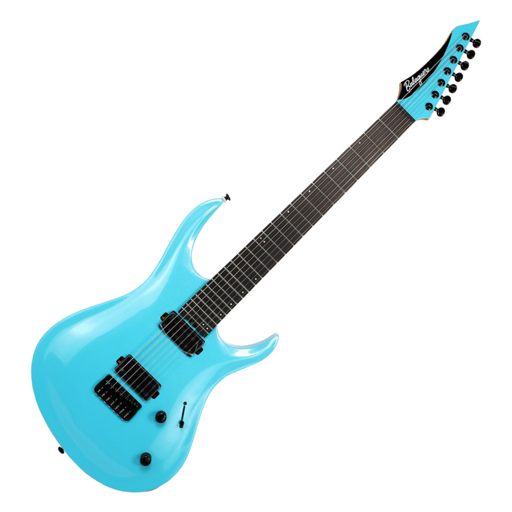 Balaguer Guitars バラゲールギターズ Diablo Select Baritone 7 Run Gloss Metallic Carulean Blue Limited Series 7弦エレキギター