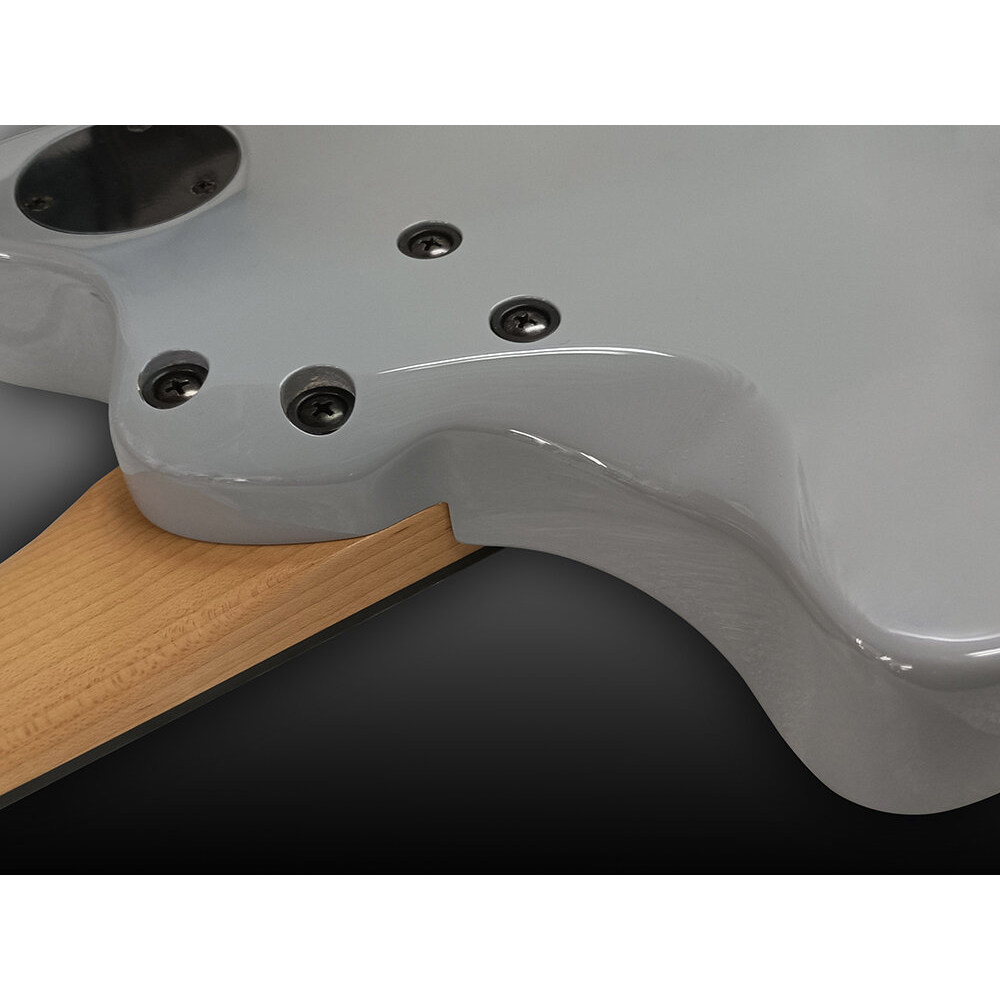 Balaguer Guitars バラゲールギターズ Espada 2023 Limited Select Gloss Space Grey エレキギター ネックジョイント画像