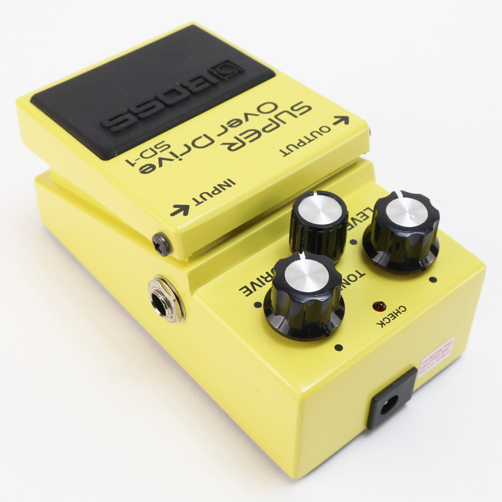 【中古】 スーパーオーバードライブ エフェクター BOSS SD-1 Super Over Drive ギターエフェクター 本体画像 斜め 