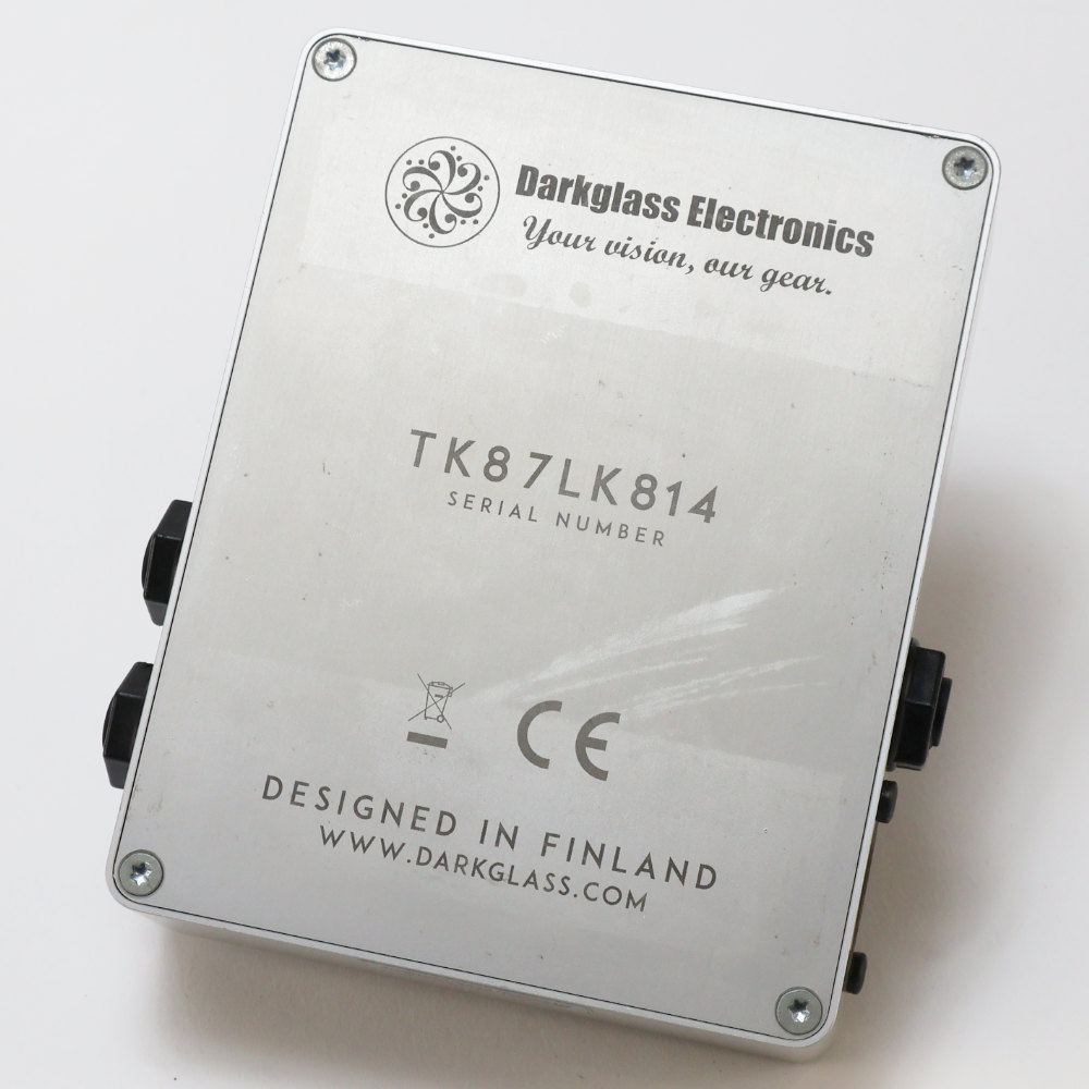 【中古】 Darkglass Electronics Microtubes b7k V2 OverDrive Preamp ベース用 アナログプリアンプ 本体画像 裏 