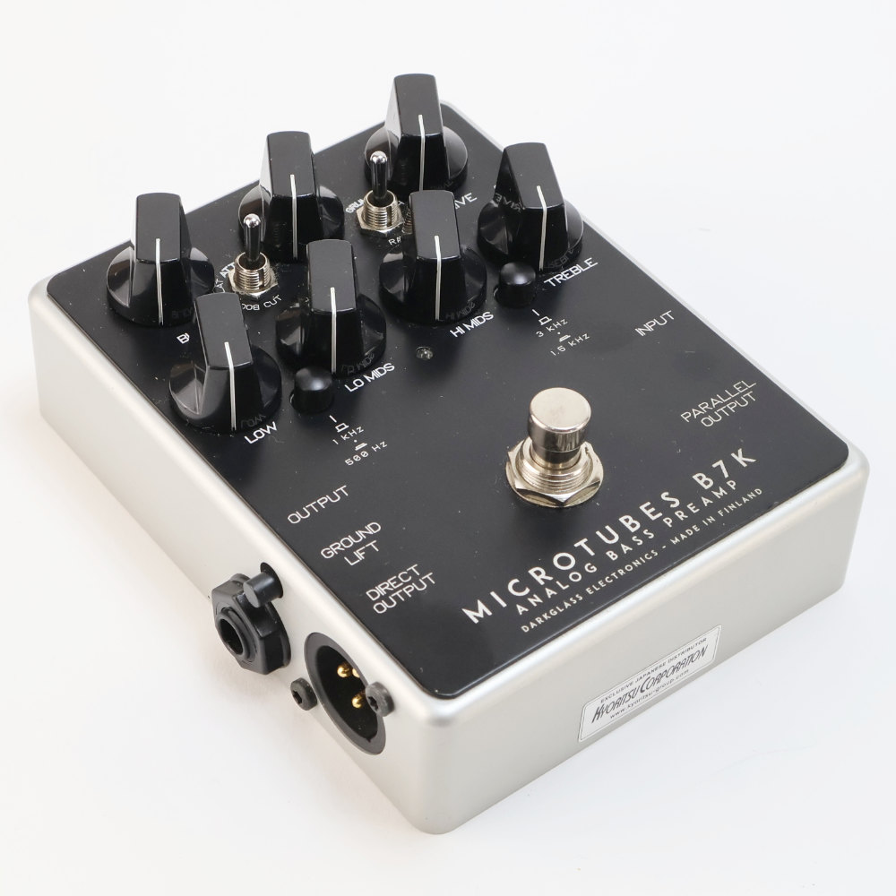 【中古】 Darkglass Electronics Microtubes b7k V2 OverDrive Preamp ベース用 アナログプリアンプ 本体画像 斜め 2