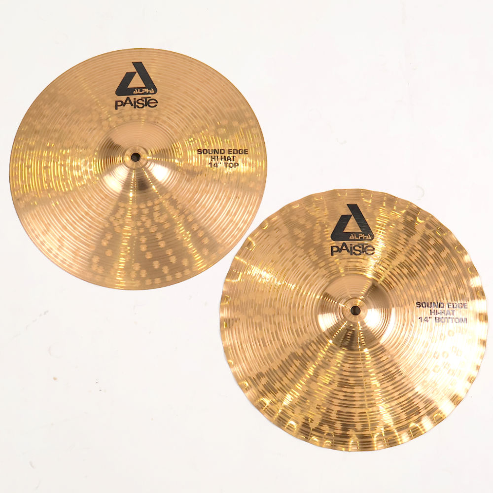 【中古】 ハイハットシンバル ペア パイステ PAISTE Alpha Sound Edge HiHat Pair 14インチ ペア