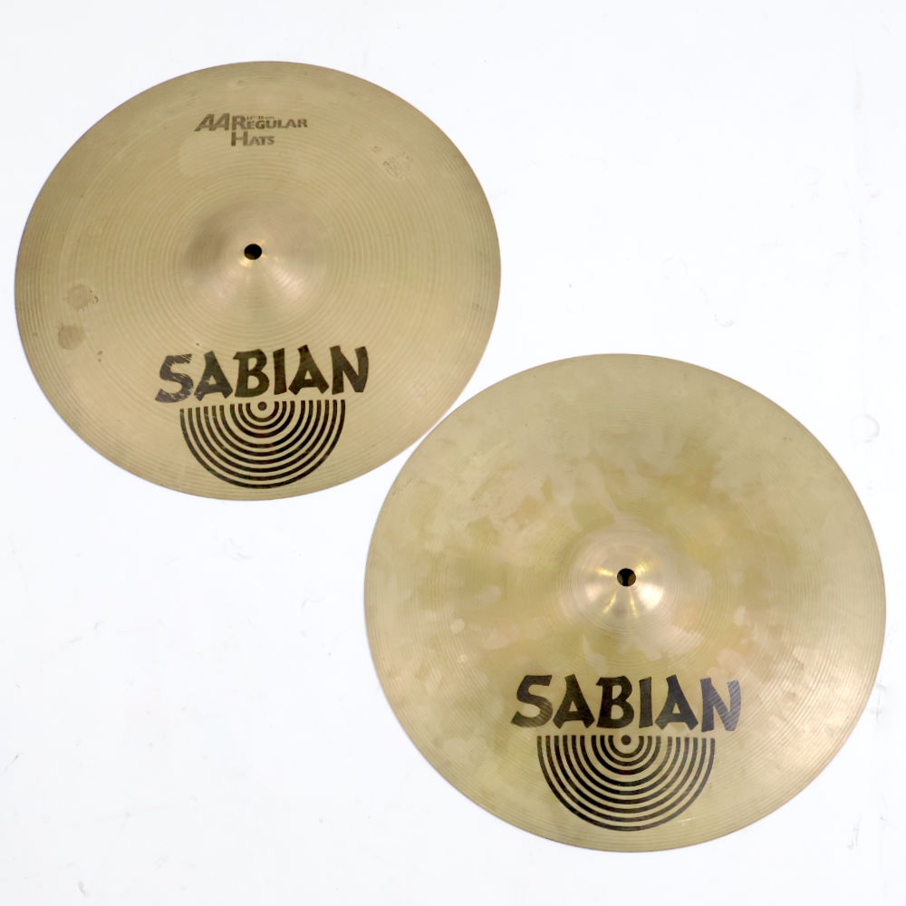 【中古】ハイハットシンバル ペア セイビアン SABIAN AA REGULAR HATS Pair 14インチ ペア