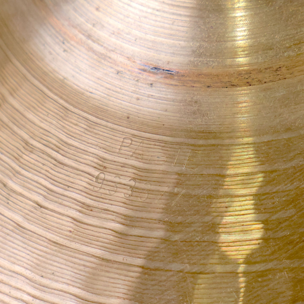 【中古】 ライドシンバル パイステ PAISTE 2002 RIDE 20インチ 1980s 刻印