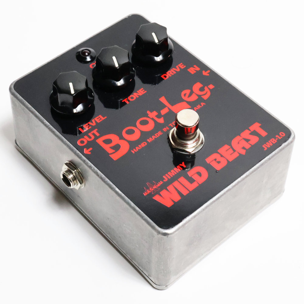 【中古】 ディストーション Boot-Leg ブートレッグ JWB-1.0 WILD BEAST ギターエフェクター 本体画像 斜め 2