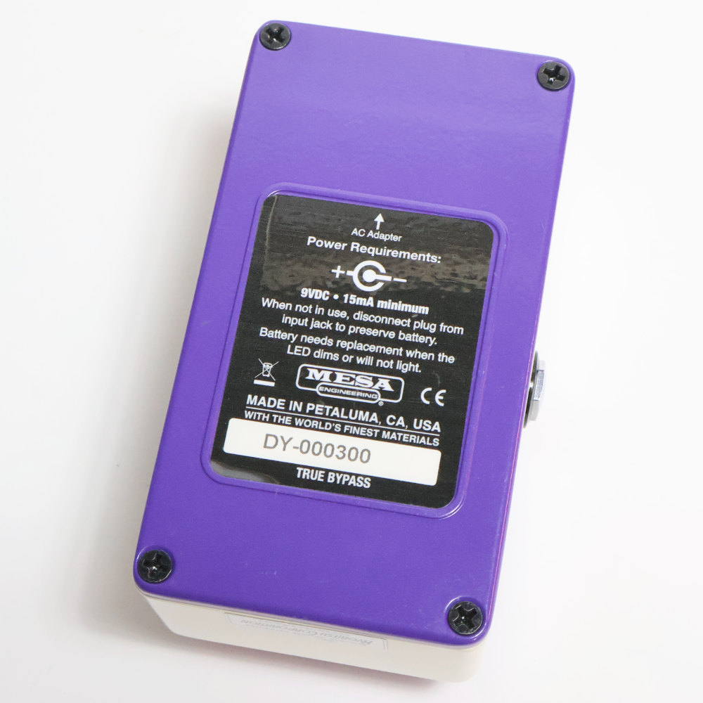 【中古】 ディストーション MESA BOOGIE メサブギー DYNAPLEX オーバードライブ ギターエフェクター 本体画像 裏