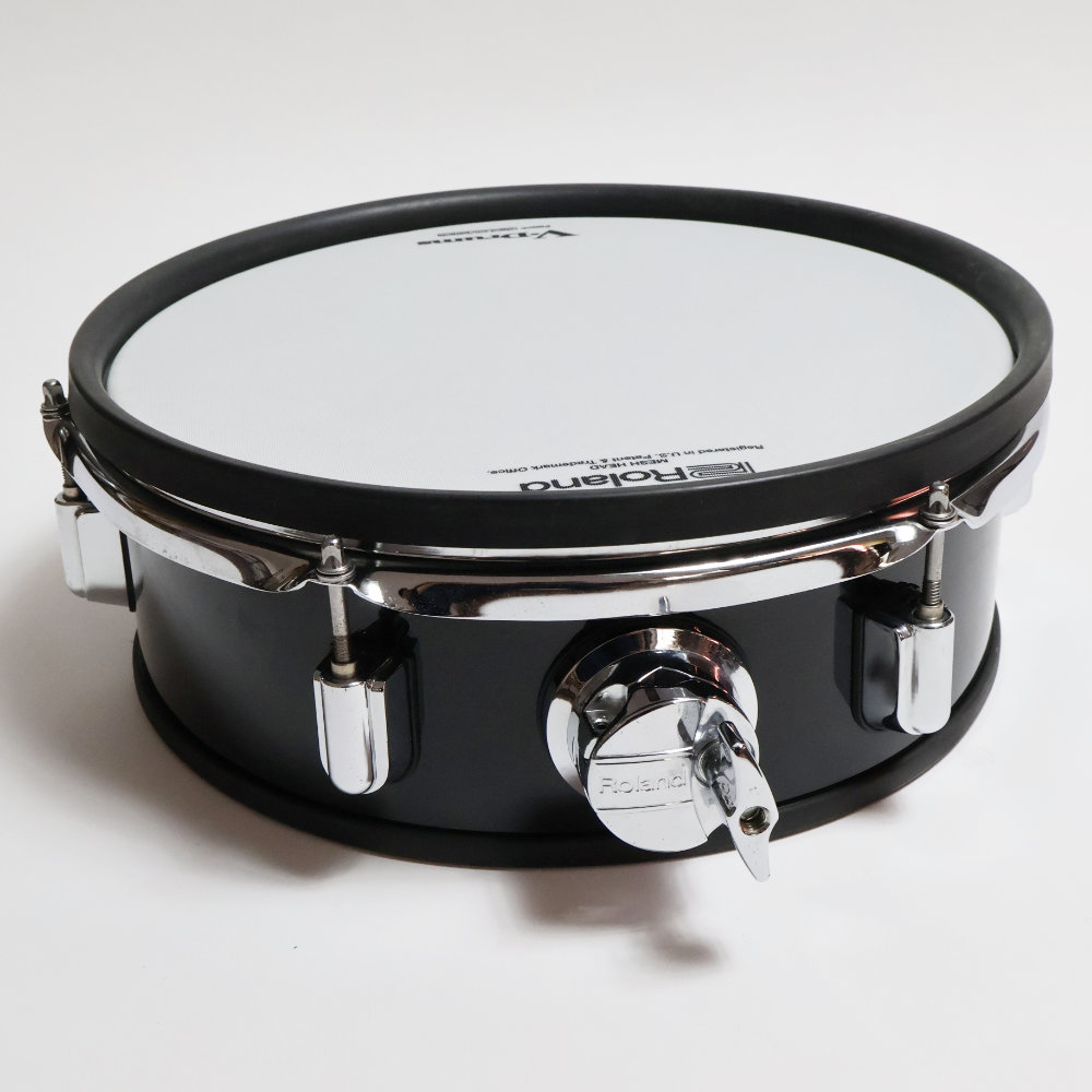 【中古】 電子ドラム タムパッド ROLAND PDA-120L BK V-Drum メッシュパッド Vパッド 全体