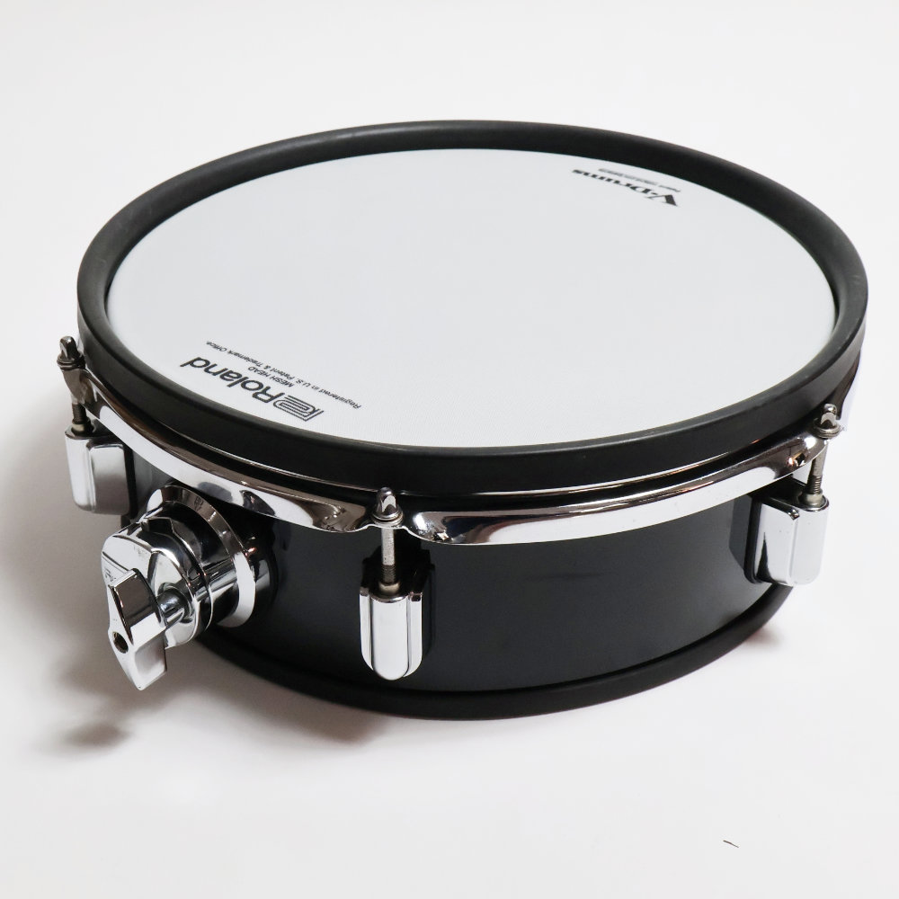 【中古】 電子ドラム タムパッド ROLAND PDA-120L BK V-Drum メッシュパッド Vパッド 全体