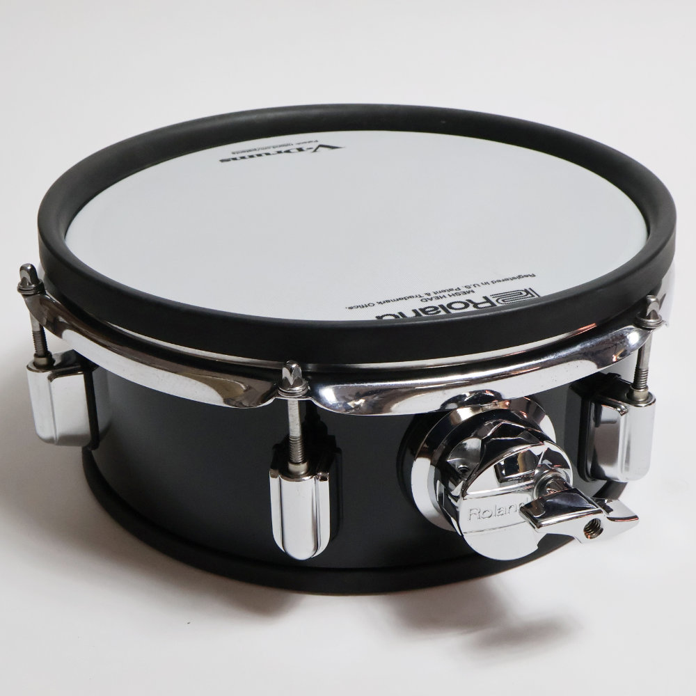 【中古】 電子ドラム タムパッド ROLAND PDA-100L BK V-Drum メッシュパッド Vパッド 全体
