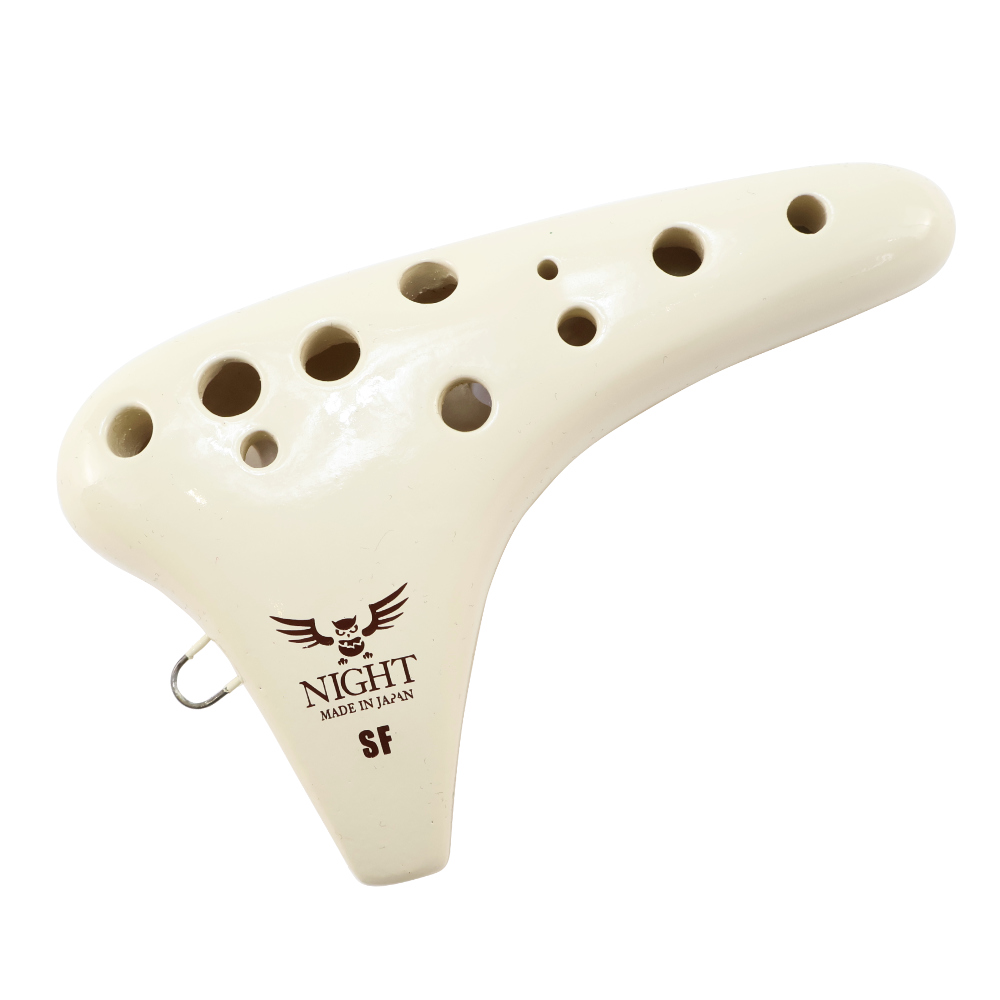 NIGHT ナイト C-SFI ソプラノF調 オカリナ アイボリー NIGHT CLASSIC