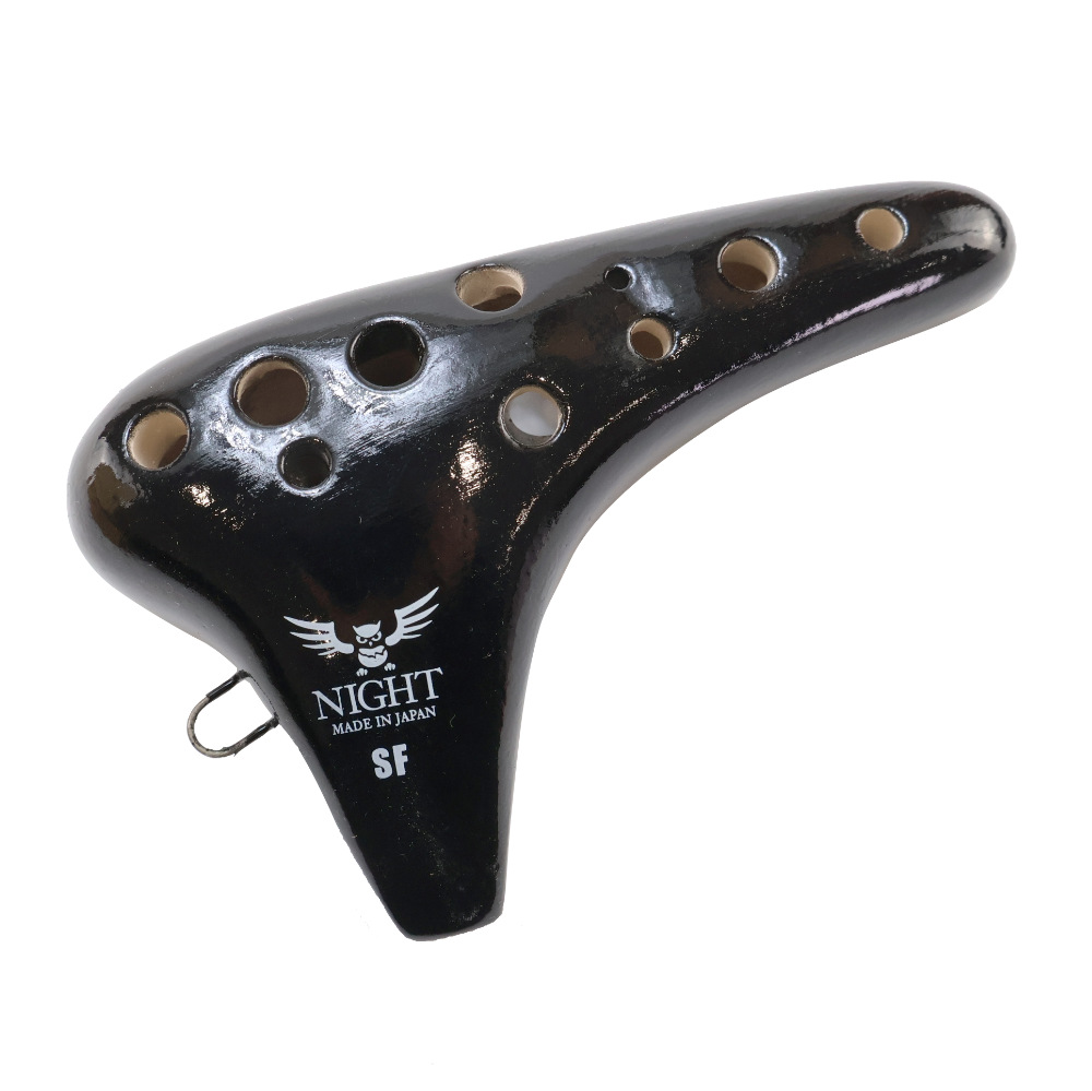 NIGHT ナイト C-SFB ソプラノF調 オカリナ ブラック NIGHT CLASSIC