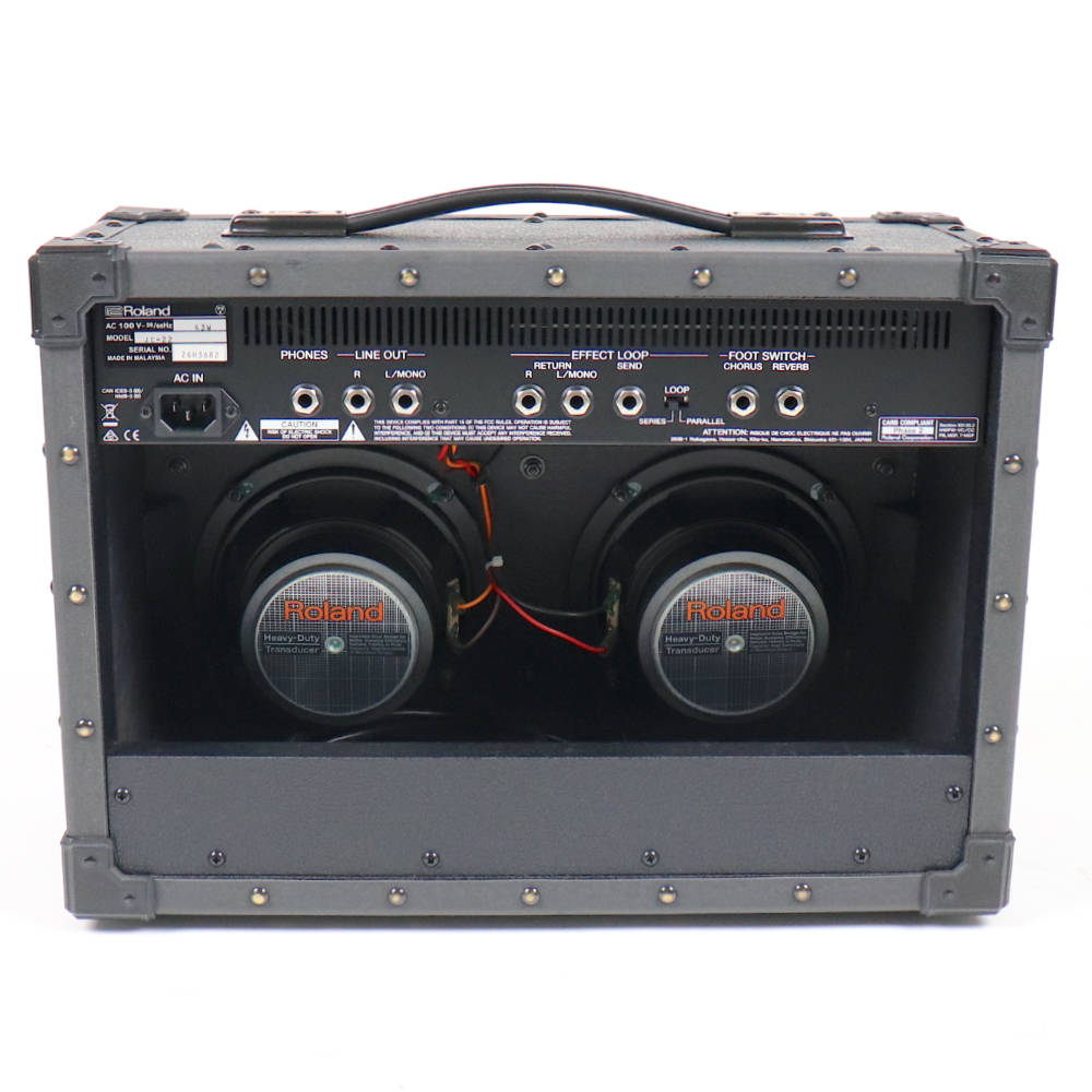 【中古】 ROLAND JC-22 Jazz Chorus Guitar Amplifier ジャズコーラス ギターアンプ 背面