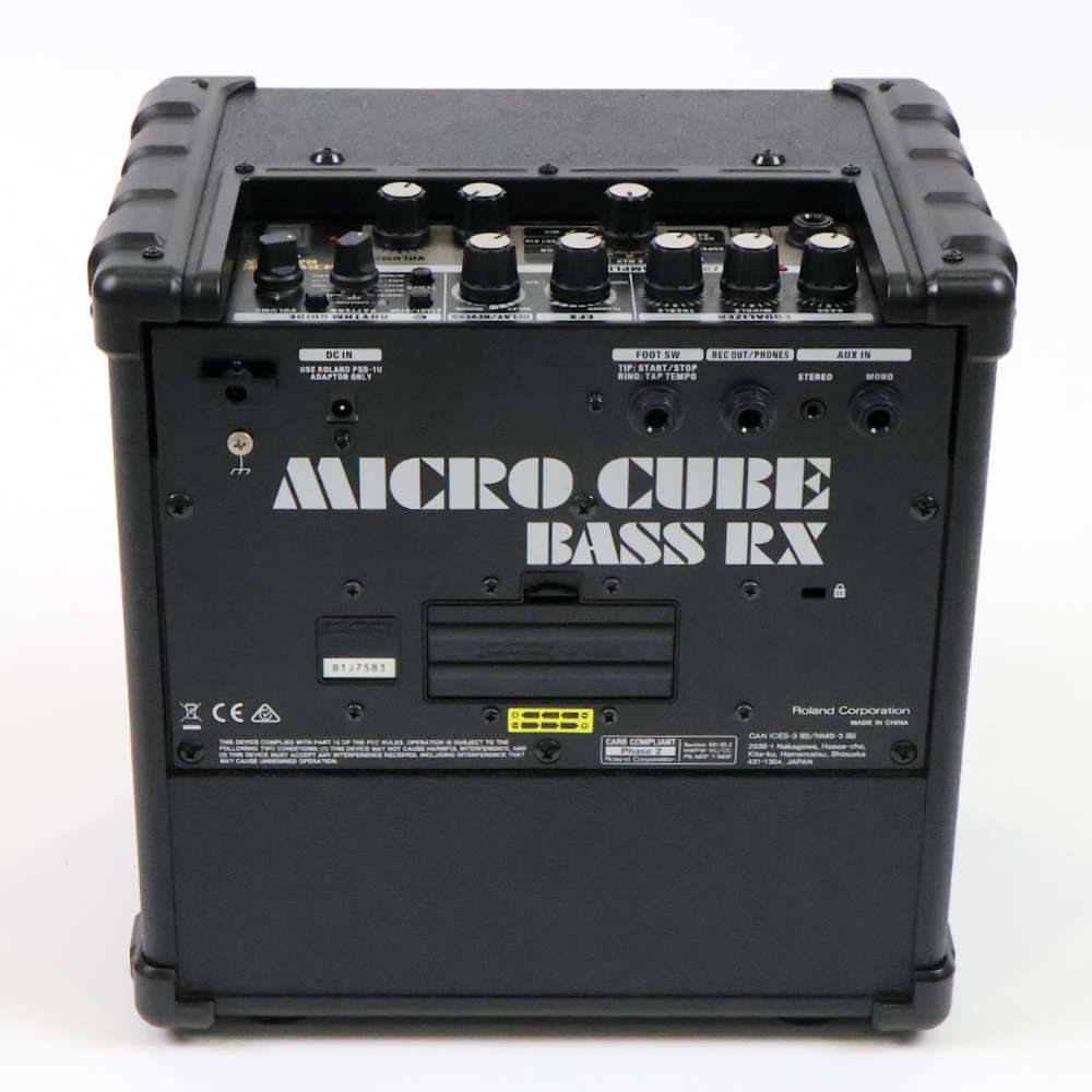 【中古】 ローランド ベースアンプ ROLAND MICRO CUBE BASS RX マイクロキューブベースRX 背面