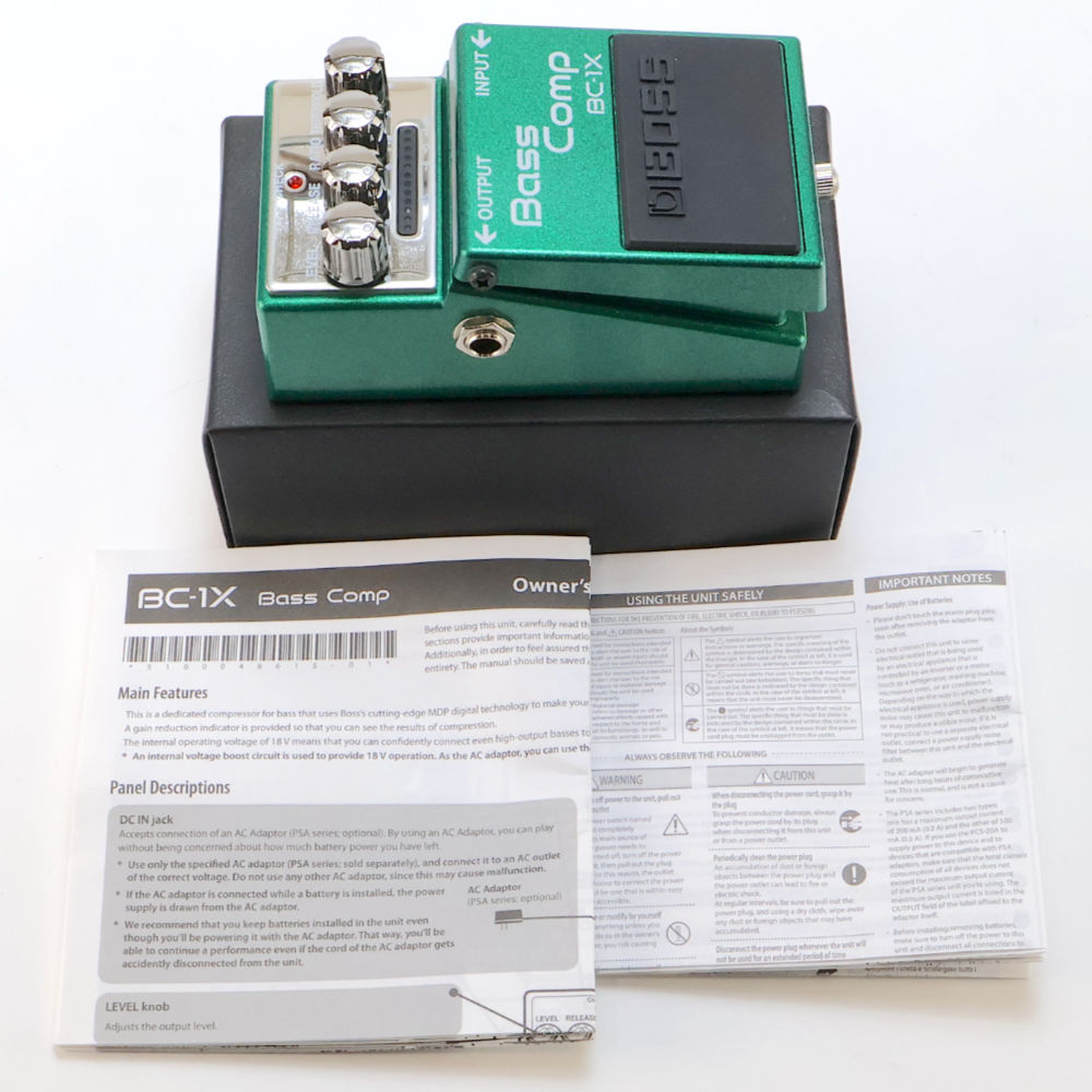 【中古】 BOSS BC-1X Bass Comp ベース用コンプレッサー 付属品