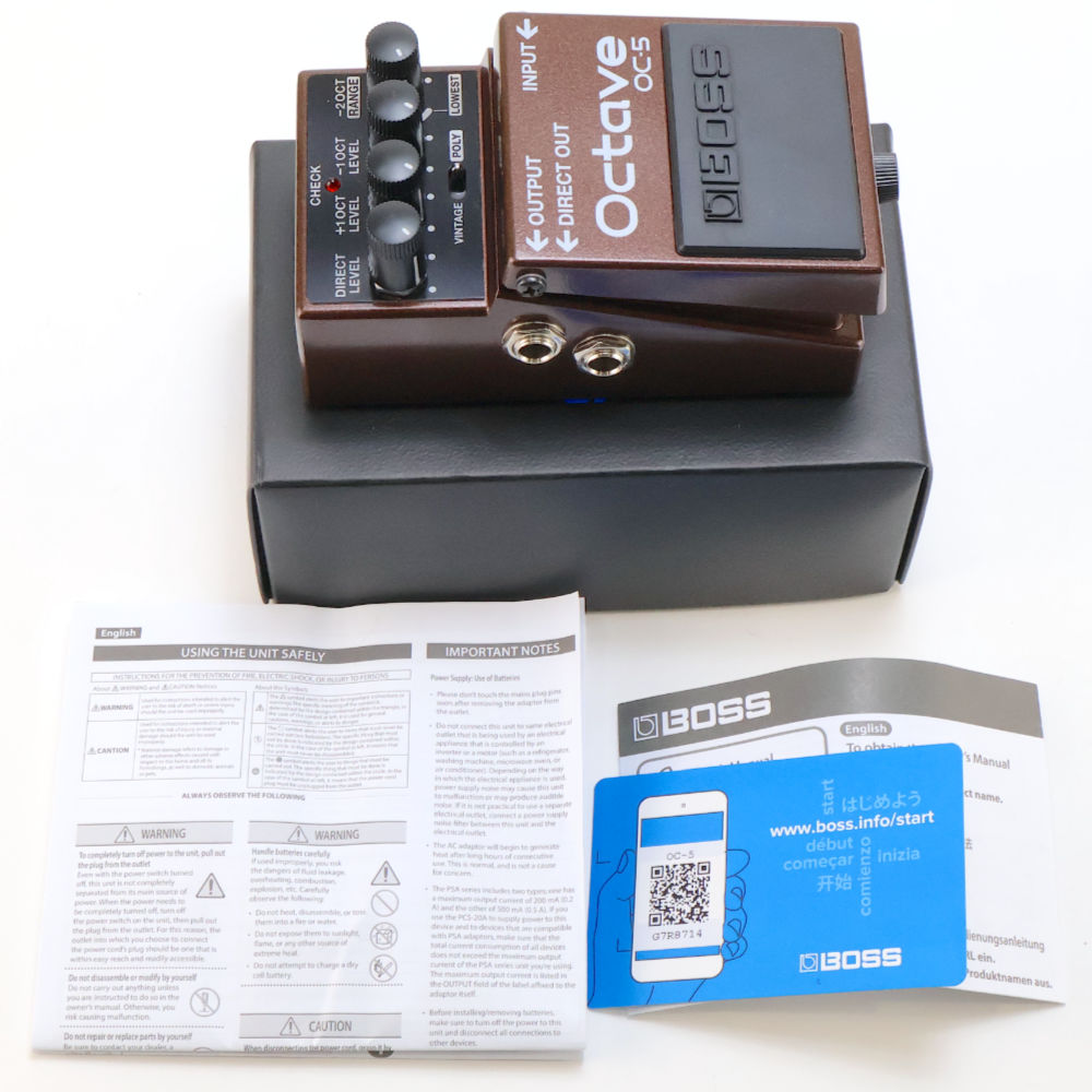 【中古】 オクターバー エフェクター BOSS OC-5 Octave ギターエフェクター オクターブ 付属品