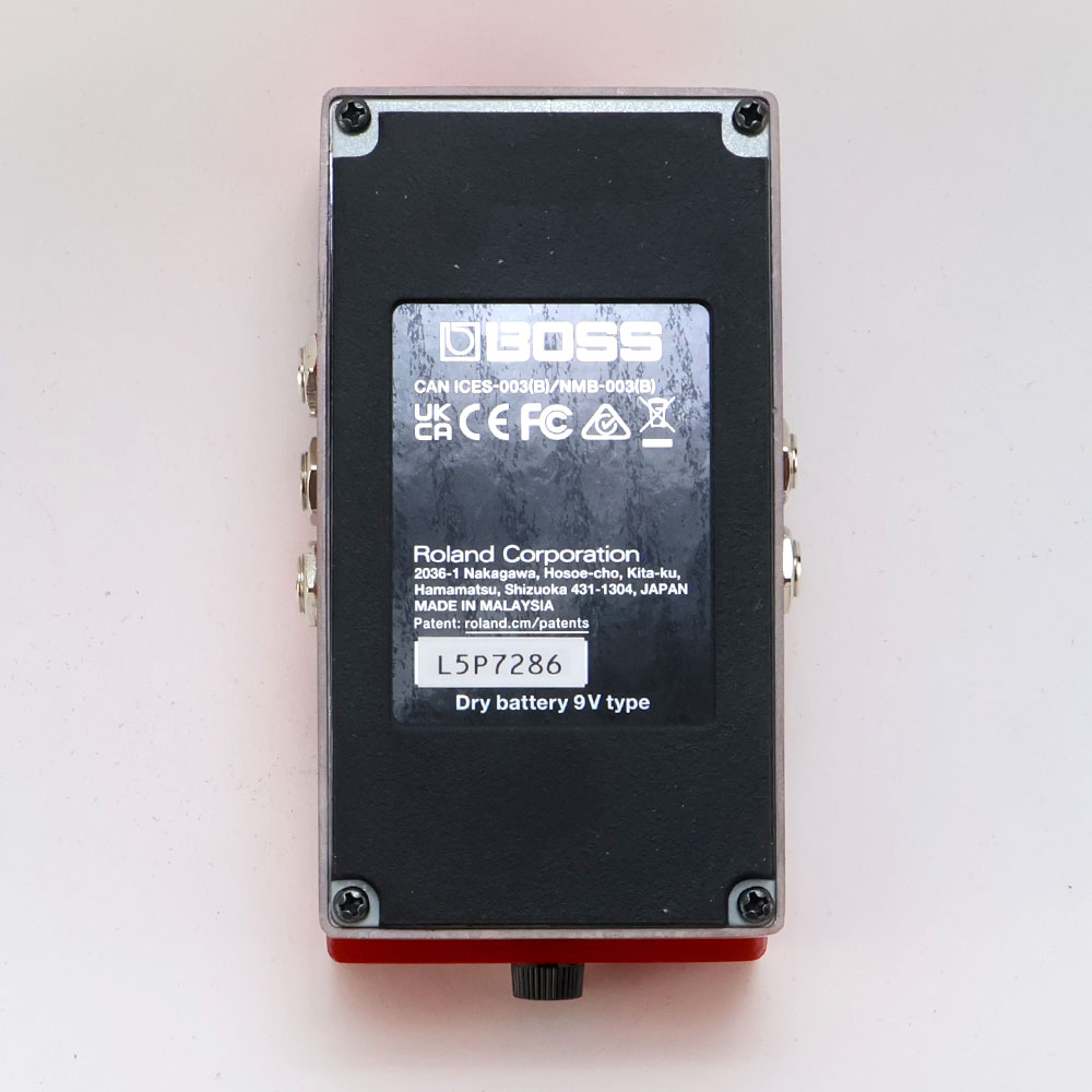 【中古】 ループステーション エフェクター BOSS RC-1 Loop Station ボス ギターエフェクター 裏面