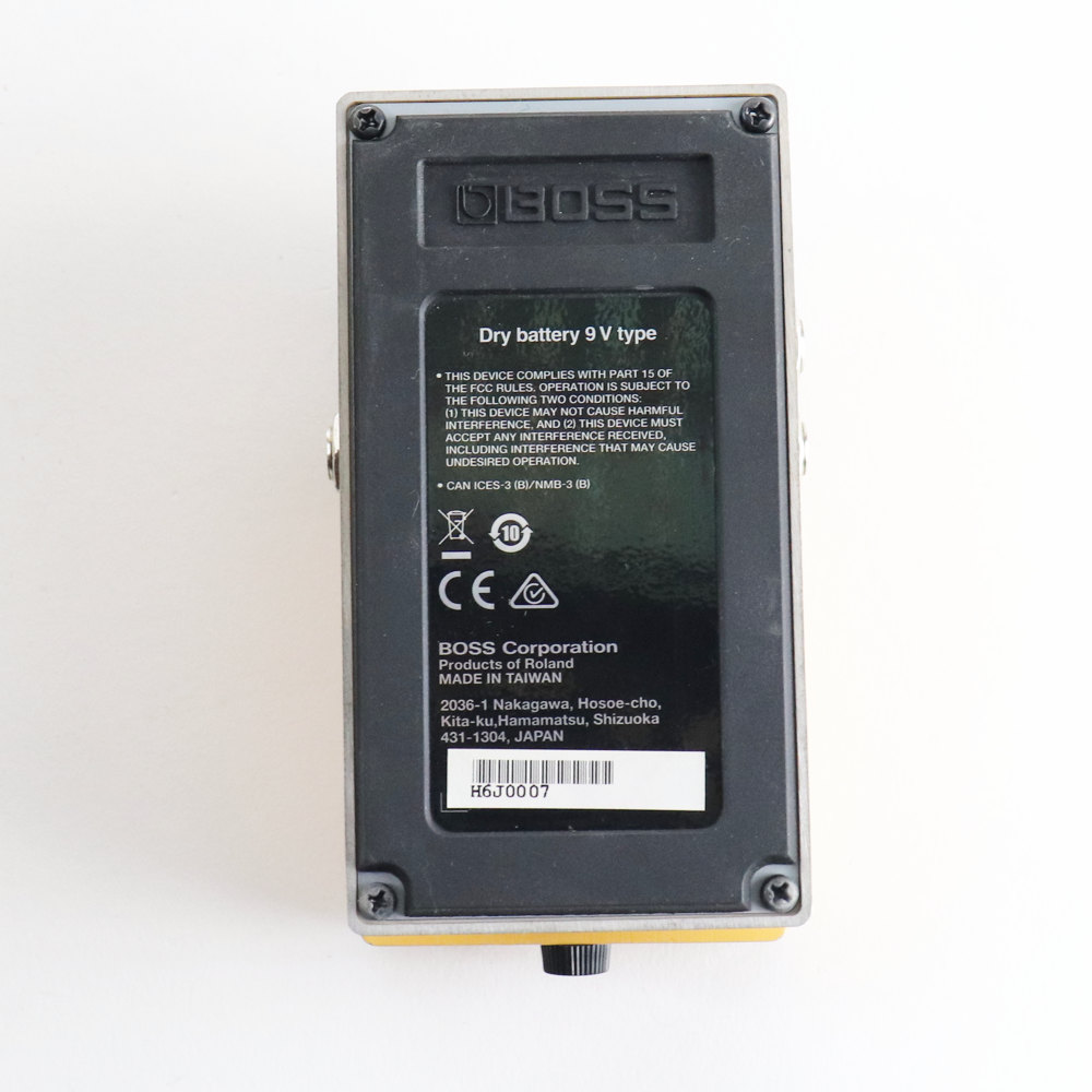 【中古】 アコースティックシミュレーター エフェクター BOSS AC-3 Acoustic Simulator ギターエフェクター 裏面