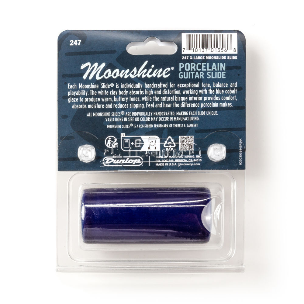 Jim Dunlop ジムダンロップ 247 Moonshine Ceramic Slides XL スライドバー 裏面