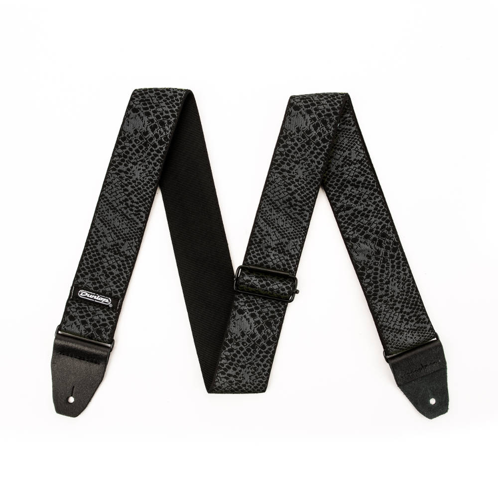 JIM DUNLOP ジムダンロップ D67-32 JACQUARD BLACK SERPENTINE STRAP ギターストラップ