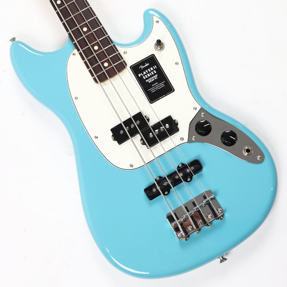 【訳あり】 Fender フェンダー Player II Mustang Bass PJ RW AQB エレキベース アウトレット ボディ画像 