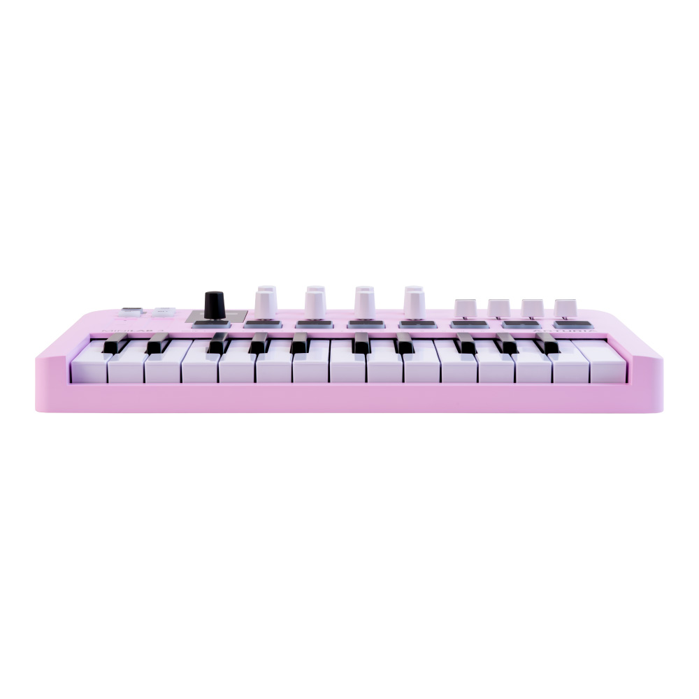 ARTURIA MiniLab 3 Rose Quartz USB/MIDIキーボード パッド コントローラー 【Analog Lab Intro他バンドルソフト付き】 正面