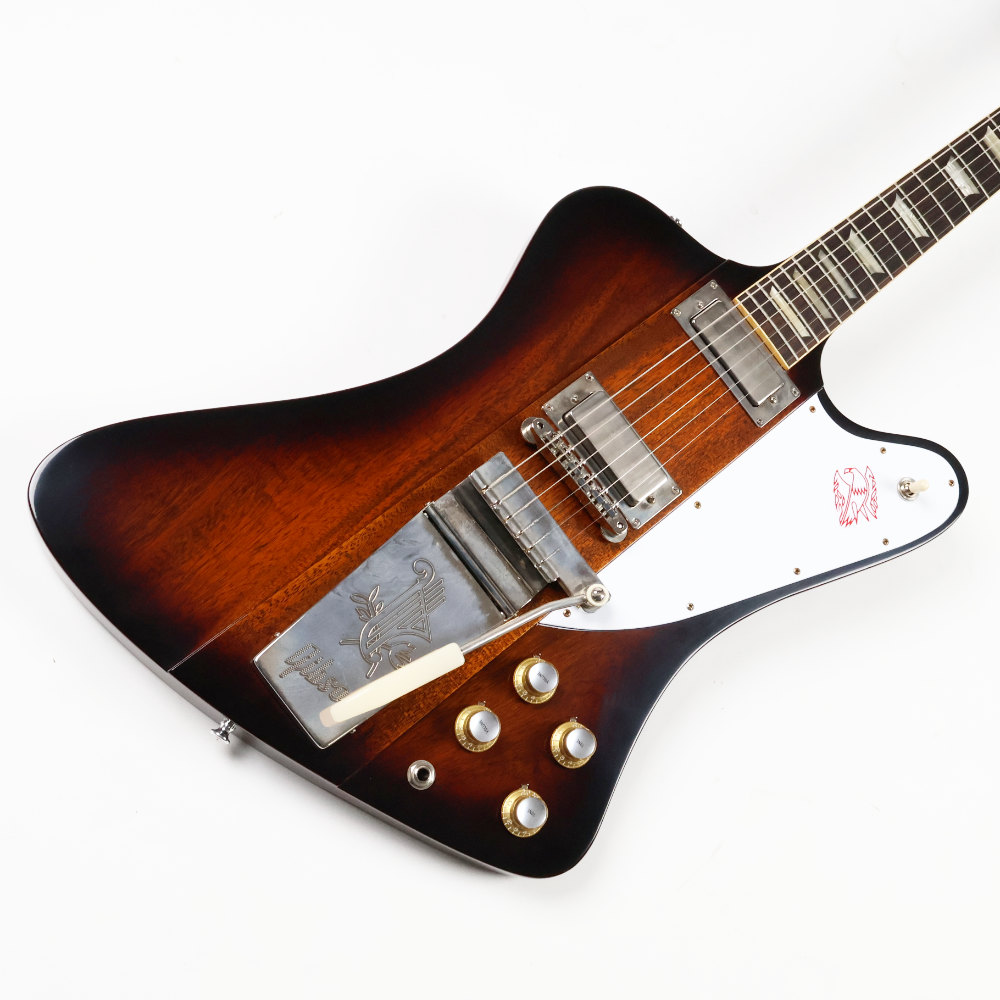 Gibson Custom Shop 1963 Firebird V w/ Maestro Vibrola VOS Vintage Sunburst エレキギター ボディ画像 