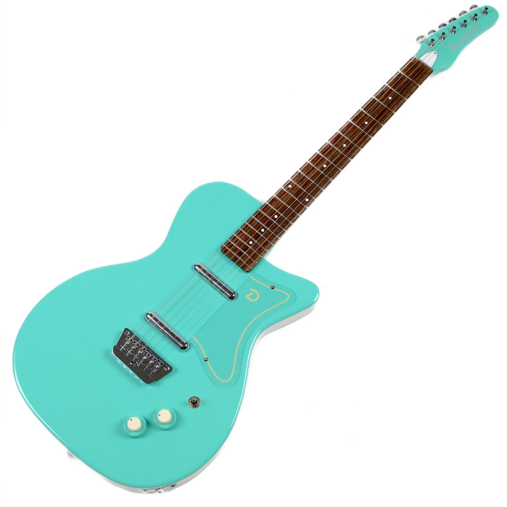 【訳あり】アウトレット 旧仕様ヘッド Danelectro ダンエレクトロ 56 SINGLE CUTAWAY AQUA エレキギター
