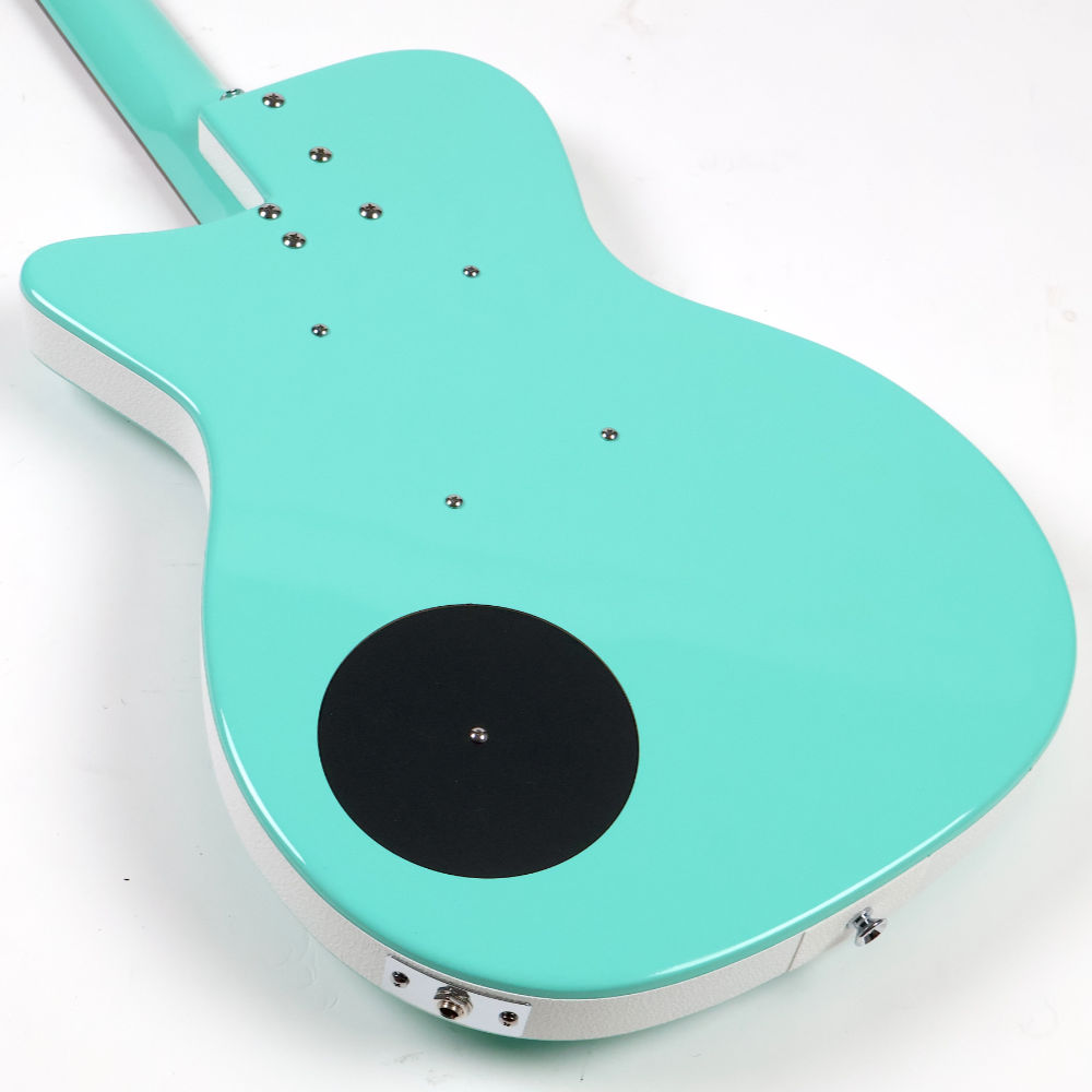 【訳あり】アウトレット 旧仕様ヘッド Danelectro ダンエレクトロ 56 SINGLE CUTAWAY AQUA エレキギター ボディバック