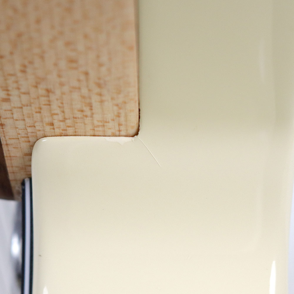 【訳あり】 Squier スクワイヤー スクワイア Affinity Series Telecaster Thinline Laurel Fingerboard Black Pickguard Olympic White エレキギター アウトレット 塗装割れ