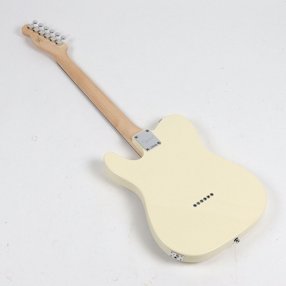 【訳あり】 Squier スクワイヤー スクワイア Affinity Series Telecaster Thinline Laurel Fingerboard Black Pickguard Olympic White エレキギター アウトレット 背面