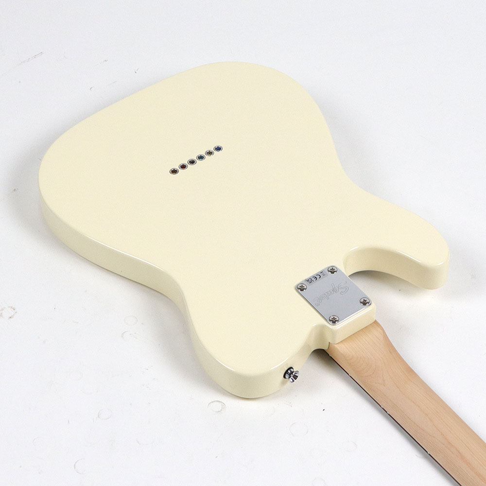【訳あり】 Squier スクワイヤー スクワイア Affinity Series Telecaster Thinline Laurel Fingerboard Black Pickguard Olympic White エレキギター アウトレット ボディ