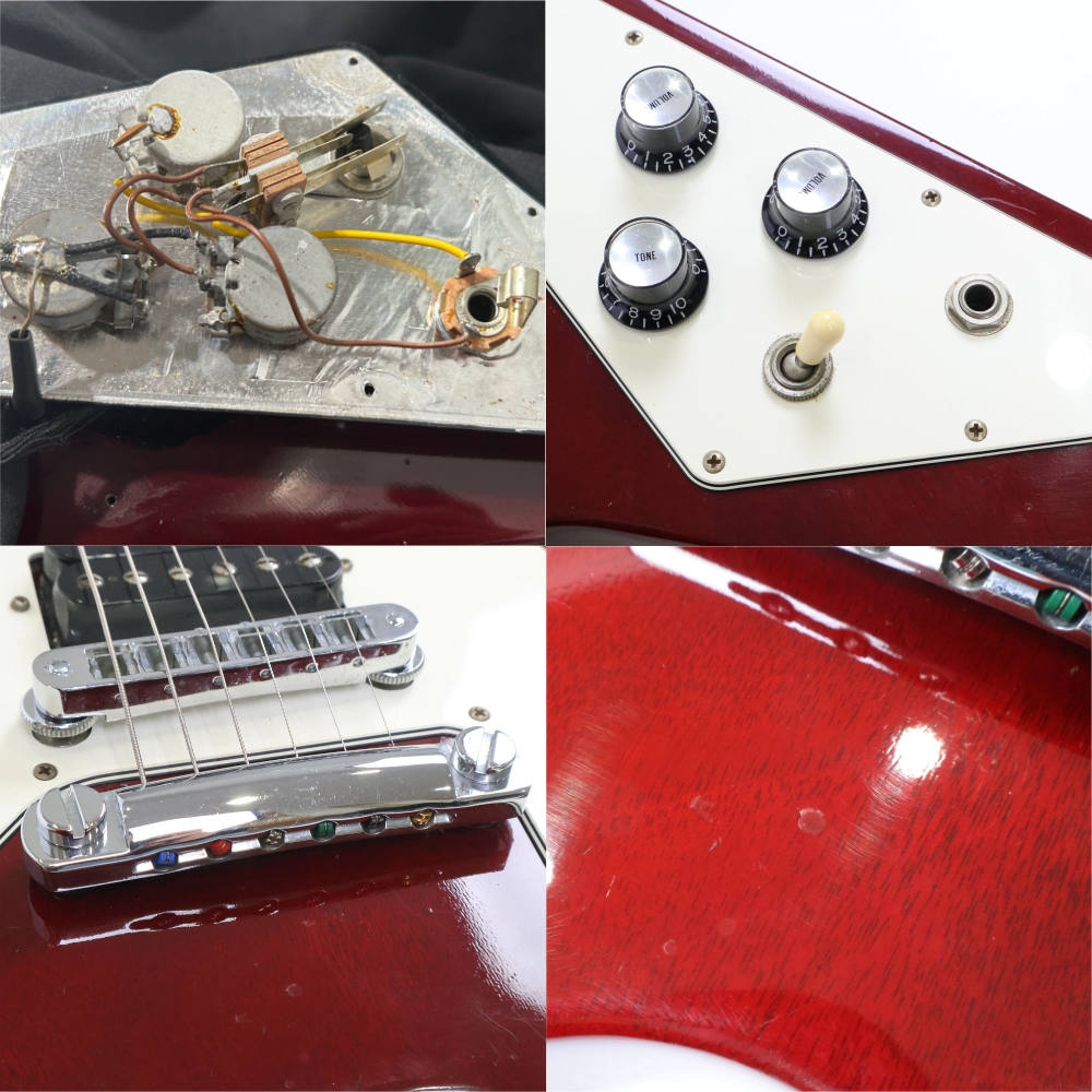 【中古】 エレキギター Gibson Flying V ’67 Cherry Mod. 1996年製 SPERZELロックペグ搭載 エボニー指板 ギブソン フライングV 詳細画像