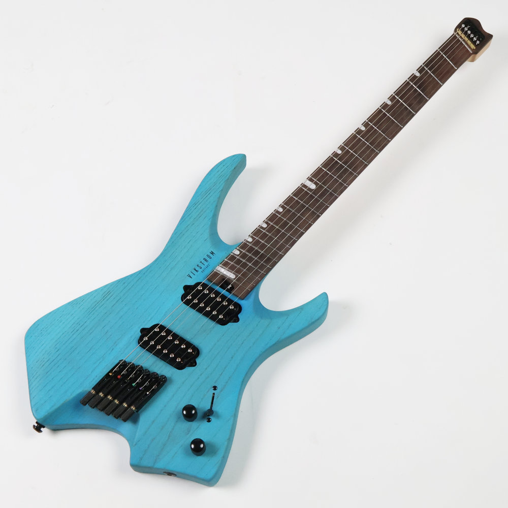 【訳あり】 VIKSTROM GUITARS VSMH-260 SBL アウトレット ヘッドレス ファンフレット 6弦ギター