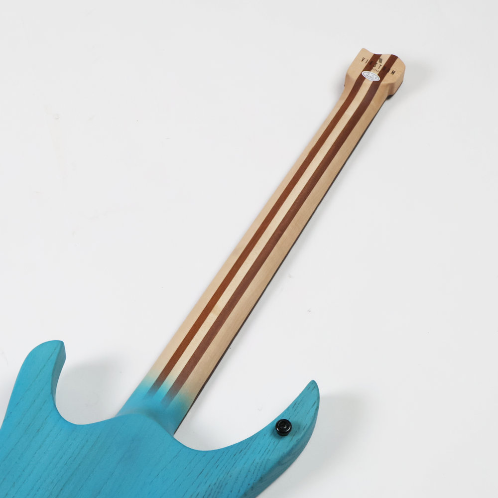 【訳あり】 VIKSTROM GUITARS VSMH-260 SBL アウトレット ヘッドレス ファンフレット 6弦ギター ネック