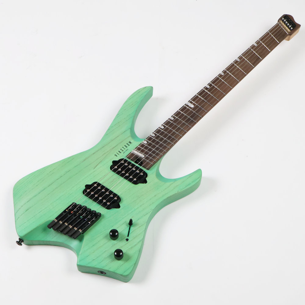 【訳あり】 VIKSTROM GUITARS VSMH-260 TUQ アウトレット ヘッドレス ファンフレット 6弦ギター