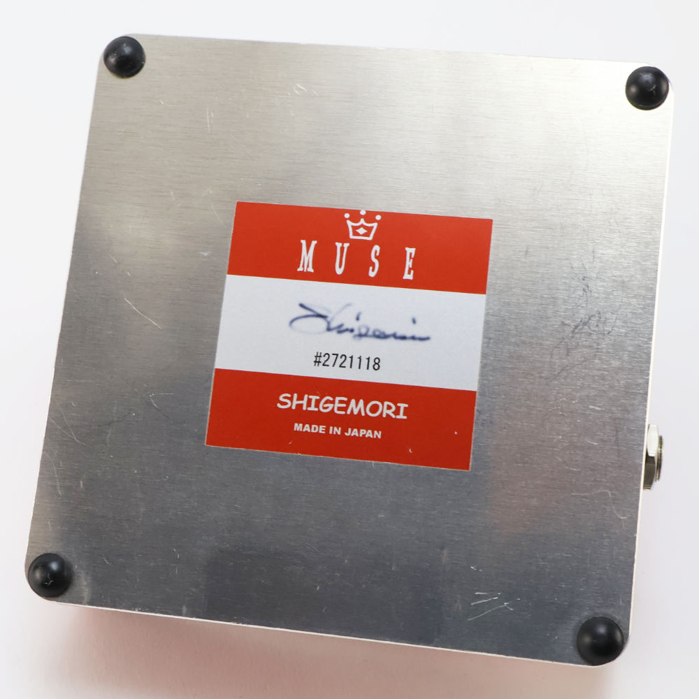 【中古】 オーバードライブ SHIGEMORI MUSE ギターエフェクター シゲモリ 本体画像 裏 