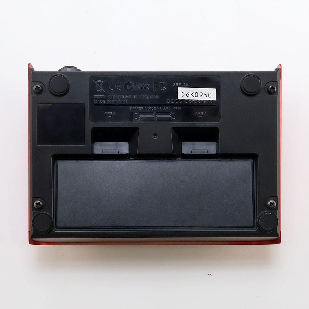 【中古】 ボーカルエフェクター BOSS VE-2 Vocal Harmonist ボーカル用ハーモニーエフェクター 裏面