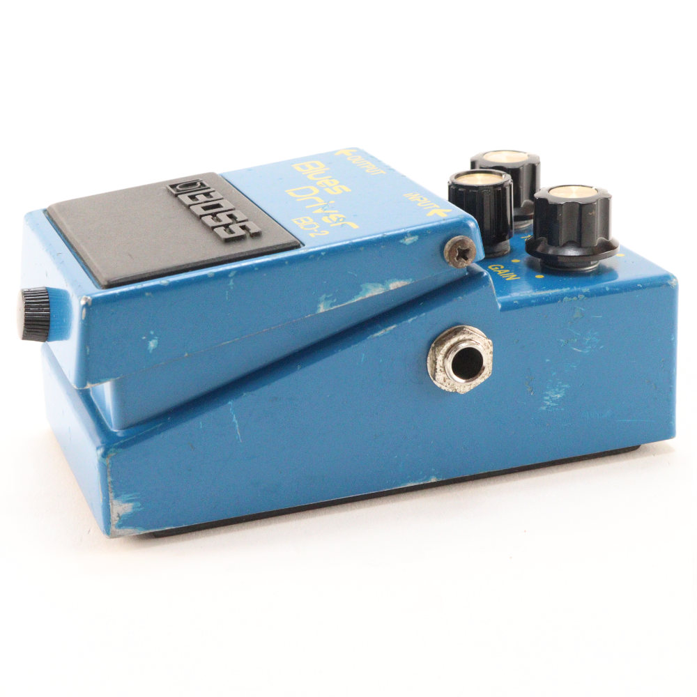 【中古】 ブルースドライバー エフェクター BOSS BD-2 Blues Driver ギターエフェクター オーバードライブ ブルドラ 本体画像 斜め 