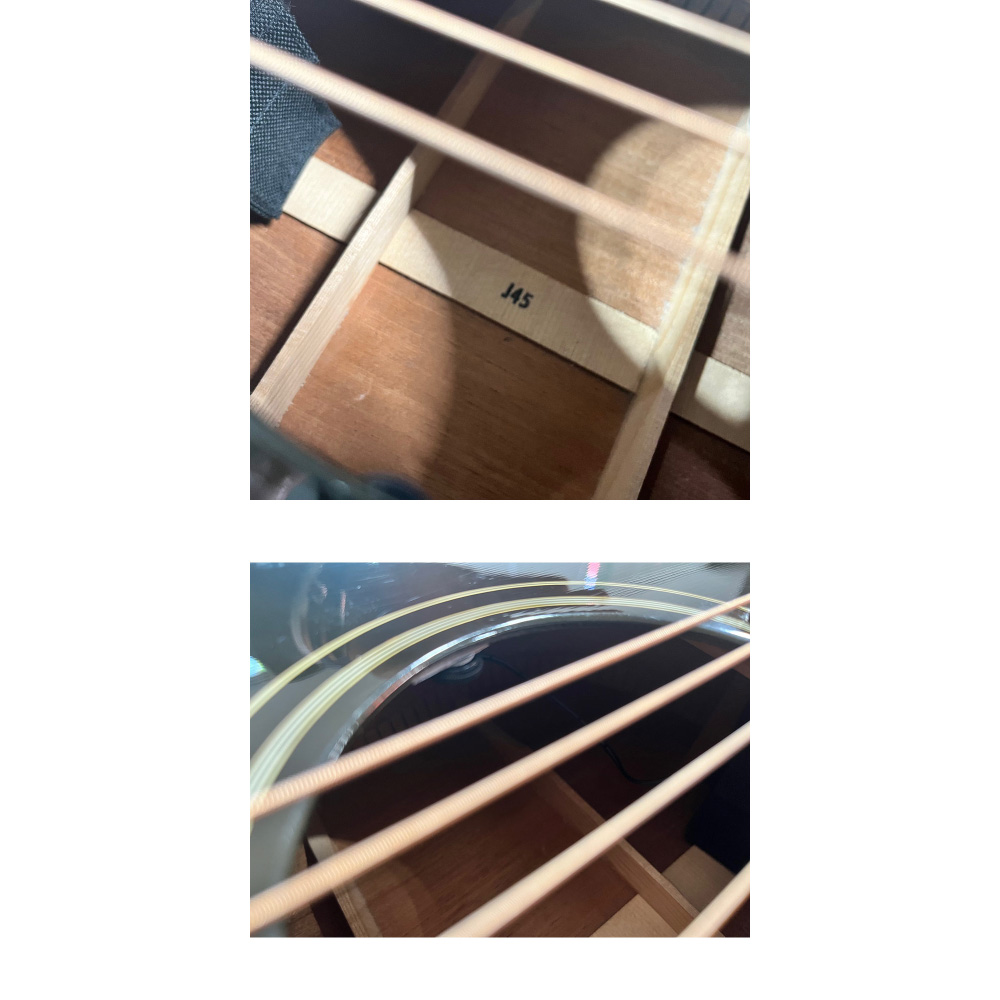 【中古】 アコースティックギター Gibson Custom Shop 1960s J-45 Ebony 2013年製 ギブソン J45 ブラック コントロール、刻印