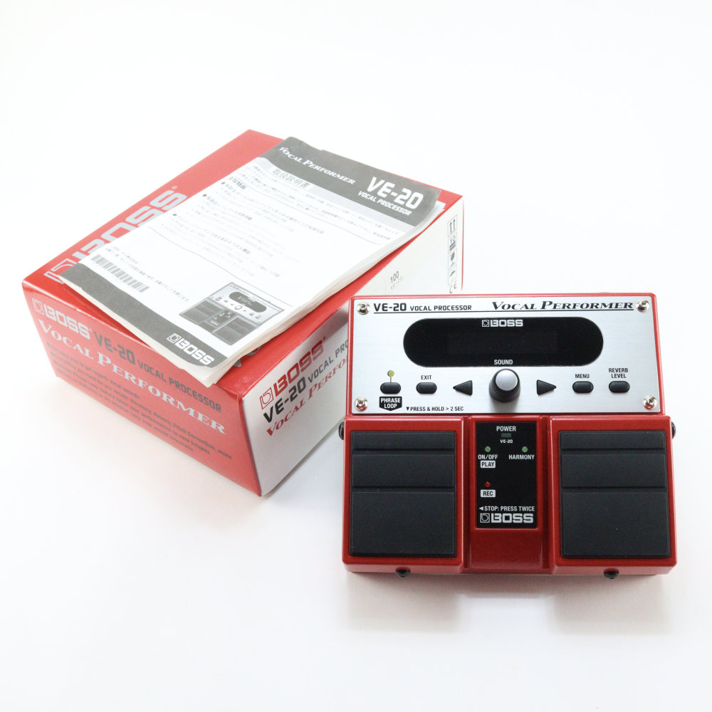 【中古】 ボーカルエフェクター BOSS VE-20 Vocal Performer ボーカルパフォーマー ピッチコレクト
