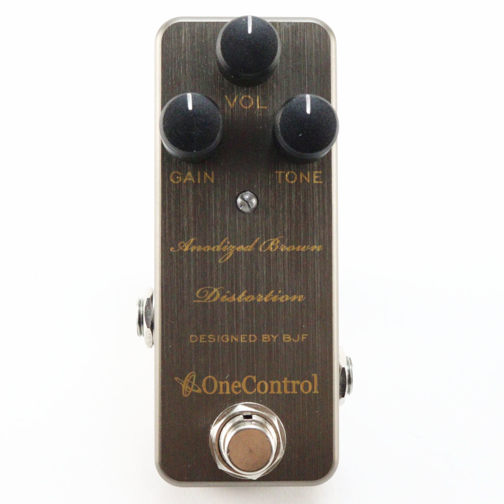 【中古】 ディストーション ONE CONTROL ANODIZED BROWN DISTORTION 旧デザイン ワンコントロール アノダイズドブラウン ワンコン