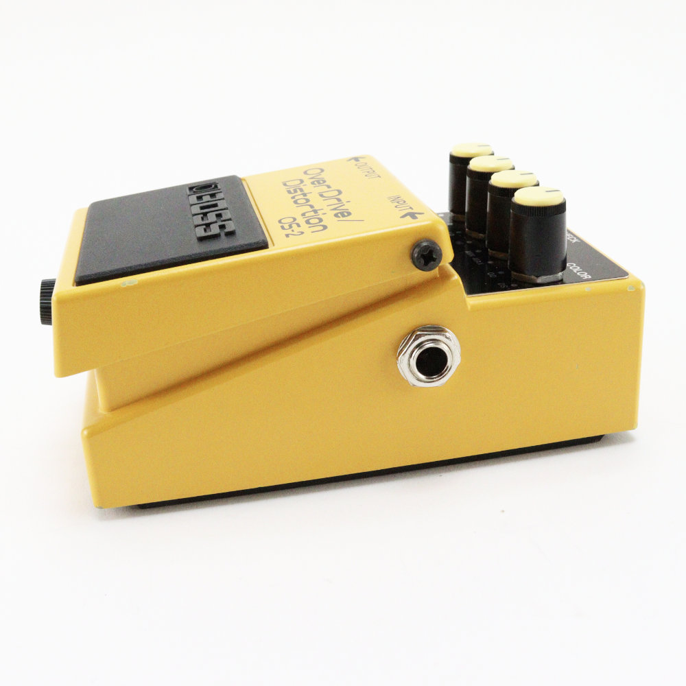 【中古】オーバードライブ ディストーション エフェクター BOSS OS-2 OverDrive Distortion ギターエフェクター 側面