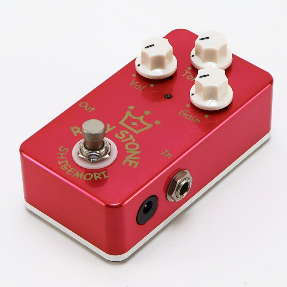 【中古】 オーバードライブ エフェクター SHIGEMORI RUBY STONE シゲモリ ギターエフェクター 側面