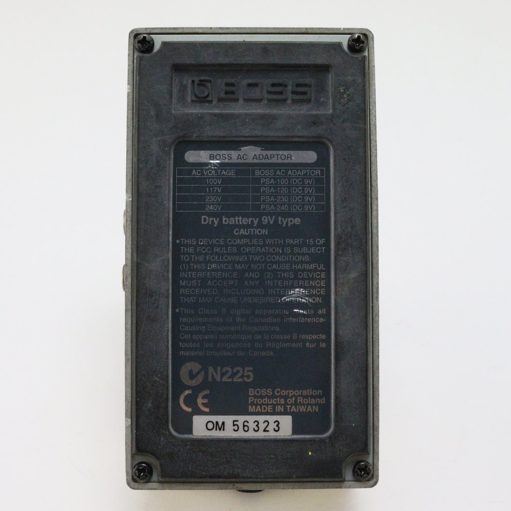 【中古】 デジタルディレイ エフェクター BOSS DD-3 Digtal Delay ギターエフェクター ディレイ 底面