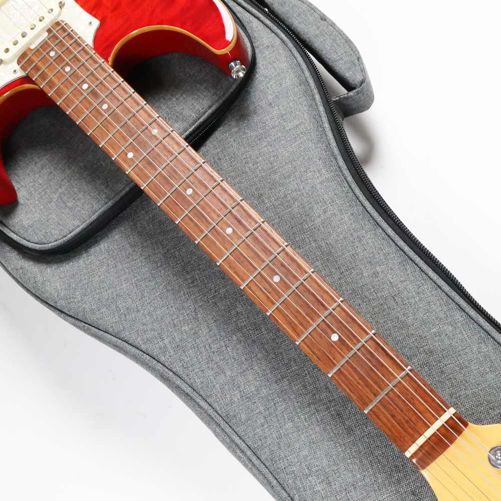 【中古】 ESP SNAPPER-CTM Quilted Maple Top スナッパー 2004年製 エレキギター See Thru Red Sunburst ネック