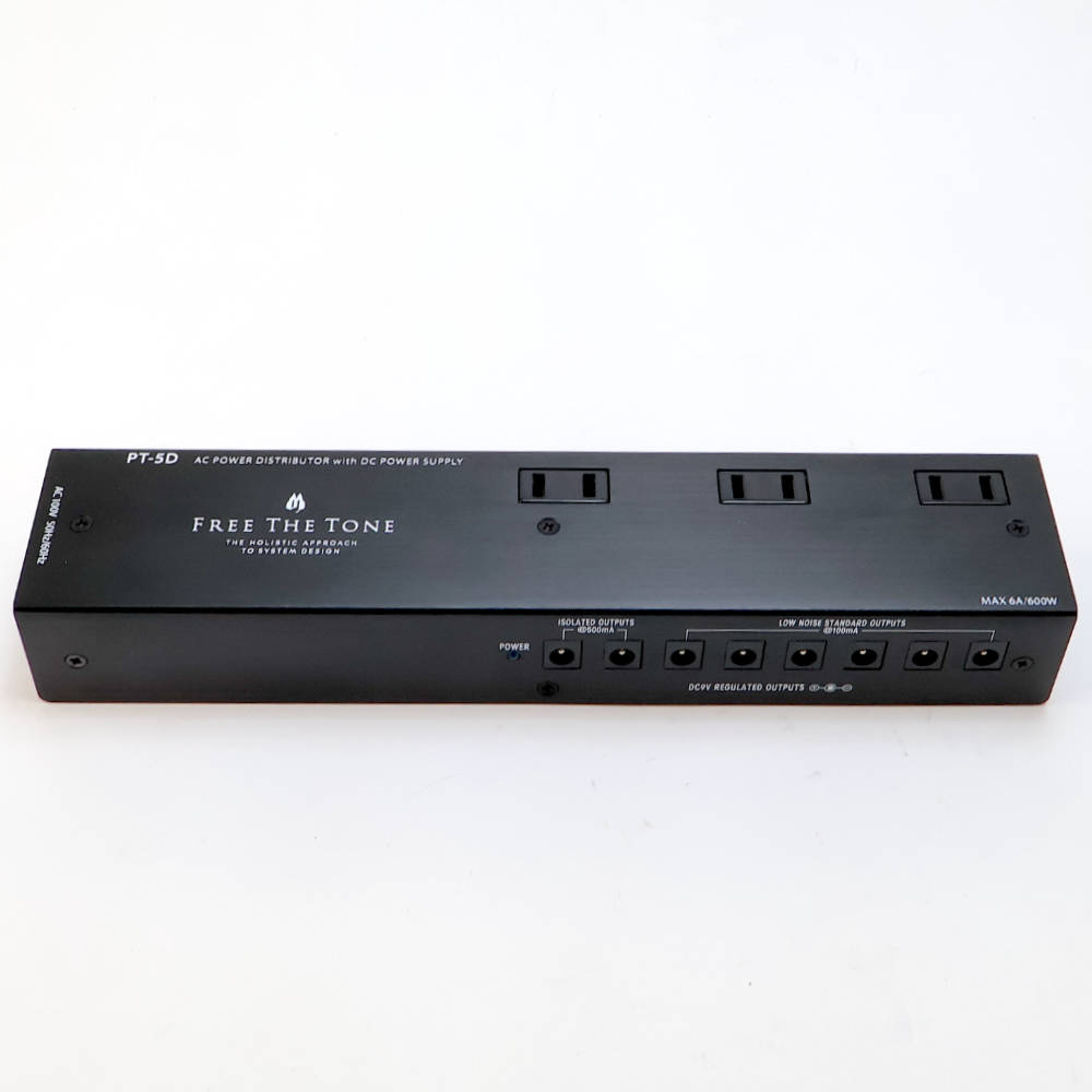 【中古】 Free The Tone PT-5D AC POWER DISTRIBUTOR with DC POWER SUPPLY パワーサプライ 正面