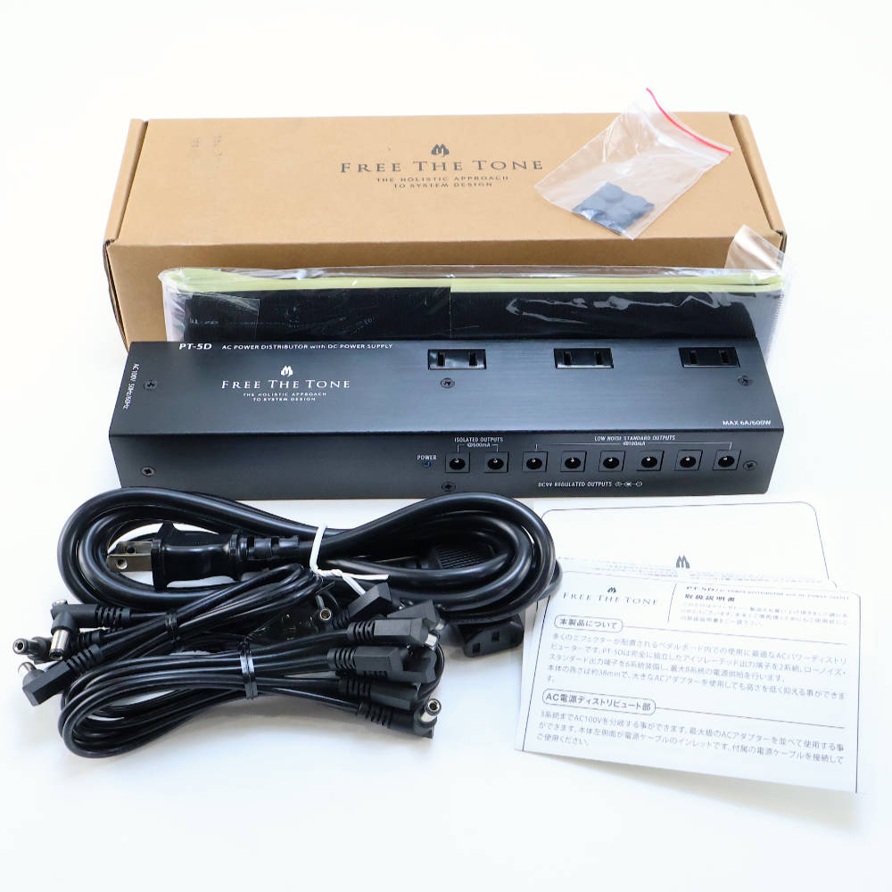 【中古】 Free The Tone PT-5D AC POWER DISTRIBUTOR with DC POWER SUPPLY パワーサプライ 付属品